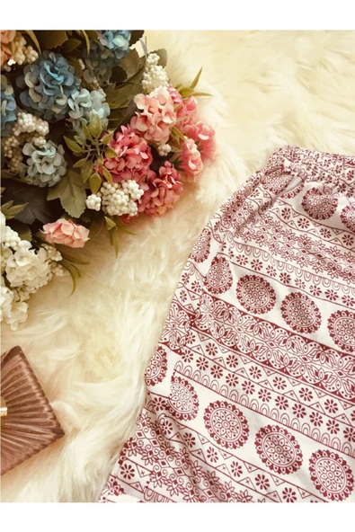 Cepsiz Pamuklu Yazlık Kadın Pijama Altı B16 - 2