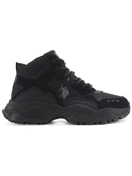 U.S.POLO ASSN YOTA HI 4PR SİYAH SİYAH COMFORT CASUAL ANATOMİK SPOR AYAKKABISI - 3