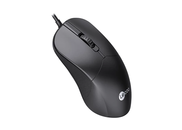 Mouse Optik 1200 DPI Lenovo Lecoo M1102 Siyah