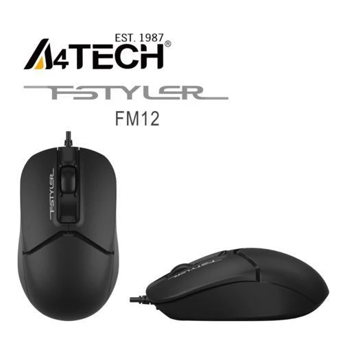 Mouse 1200 DPI A4 Tech FM12 Siyah