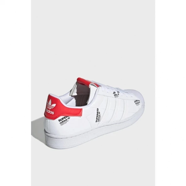adidas Superstar 'White Vivid Red' GV7672 - 3