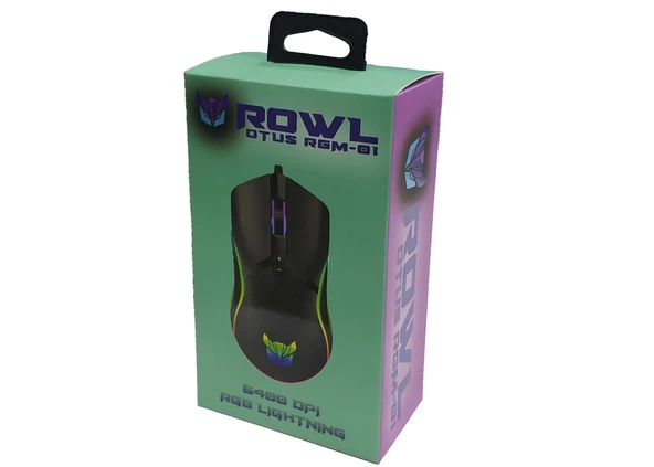 Mouse Oyuncu RGB Ledli 6400 Dpi Rowl RGM-01 OTUS - 2