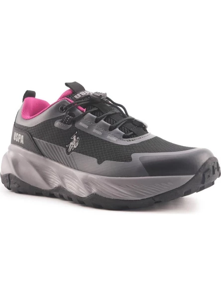 U.S.POLO ASSN LOREN 4PR SİYAH COMFORT CASUAL ANATOMİK SPOR AYAKKABISI - Resim 3
