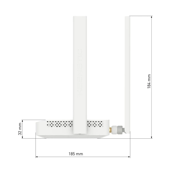 Keenetic Runner 4G N300 Wi-Fi Mesh Fiber Router, Sim Kart Destekli 3G/4G/LTE Modem, Cat.4, 4X100MBIT/S KN-2212 - 6