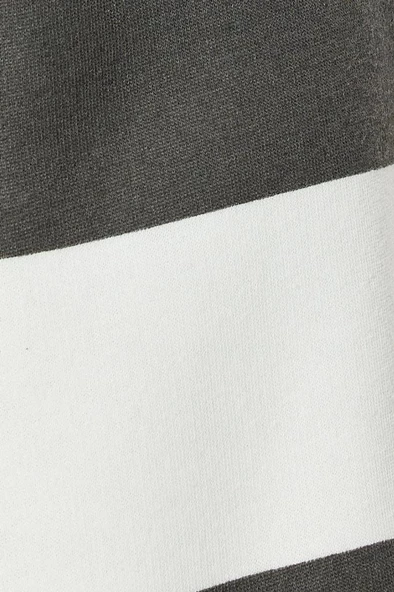 Koton Oversize Sweatshirt Bisiklet Yaka Uzun Kollu Renk Bloklu - 6