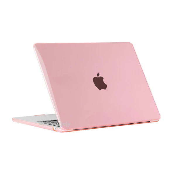 McStorey Macbook Air M1 Kılıf 13inç Kristal Parlak TouchID'li M1 Air A2337 A2179 A1932 ile Uyumlu - 4