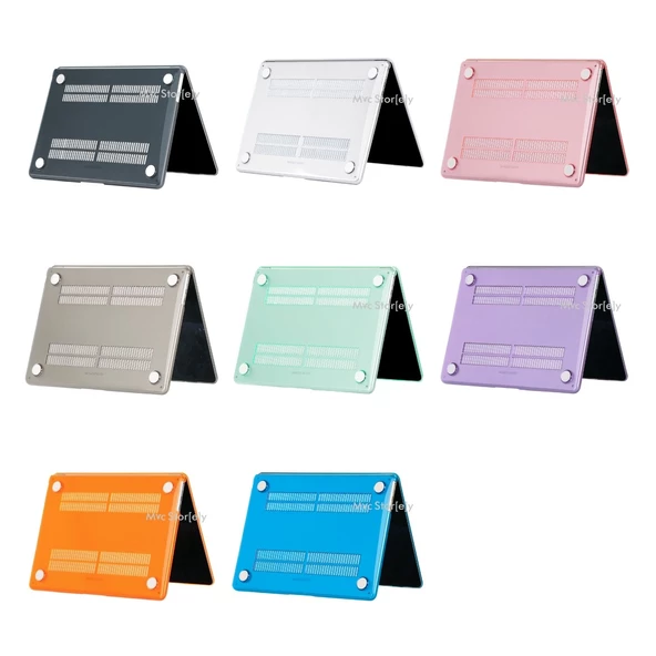 McStorey Macbook Air M1 Kılıf 13inç Kristal Parlak TouchID'li M1 Air A2337 A2179 A1932 ile Uyumlu - 11