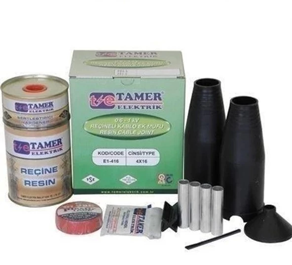 TAMER 4X16 Kablo İçin Isı Büzüşmeli Ek Muf 1Kw