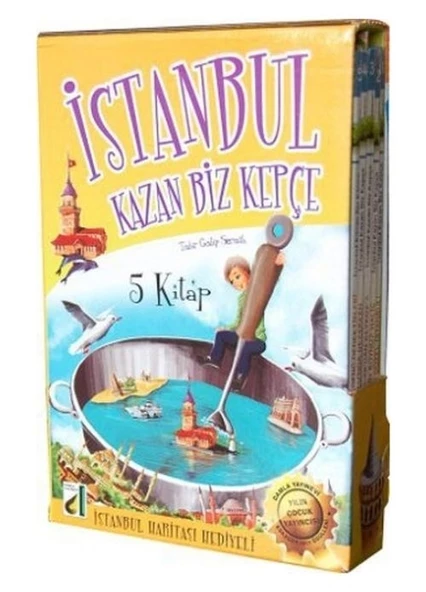 DAMLA İSTANBUL KAZAN BİZ KEPÇE 5 KİTAP