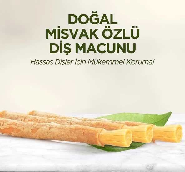 Eyüp Sabri Tuncer Doğal Diş Macunu 90 Gr Misvak Özlü - 4