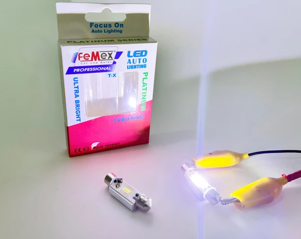 FEMEX Platinum 41mm Sofit Led Ampul CSP Chipset Aktif Canbus - 2