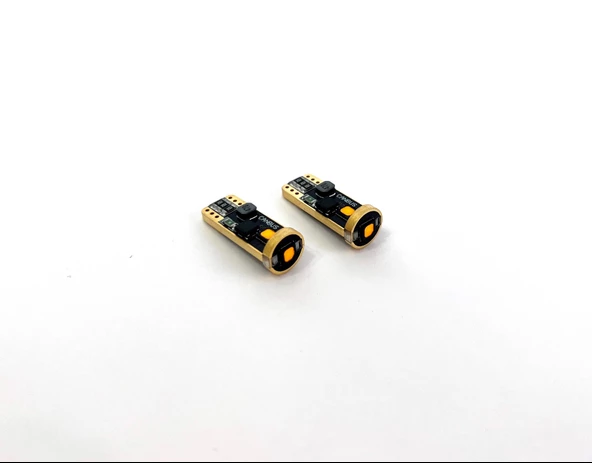 FEMEX Platinum Turuncu T10 3smd OSRAM Chipset Led Ampul Aktif Canbus - 3