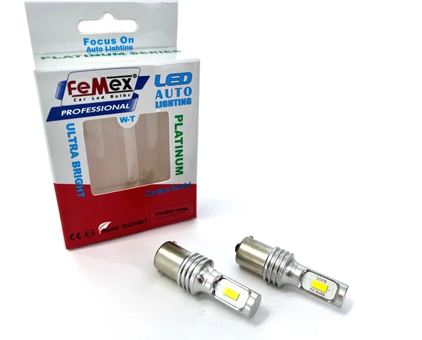 FEMEX Platinum P21W 1156 15W Tek Duy CSP Led Ampul Beyaz Ultra Parlak