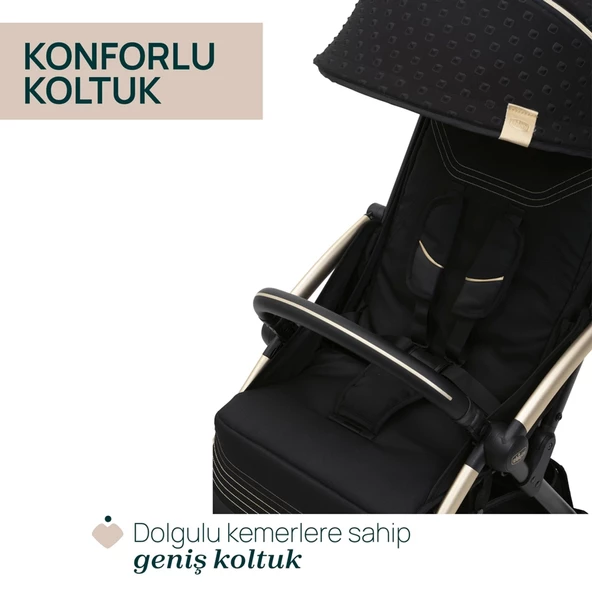 Chicco Goody XPlus Bebek Arabası Black Re Lux - 8