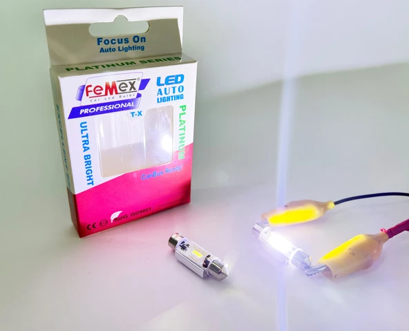FEMEX Platinum 39mm Sofit Led Ampul CSP Chipset Aktif Canbus - 2
