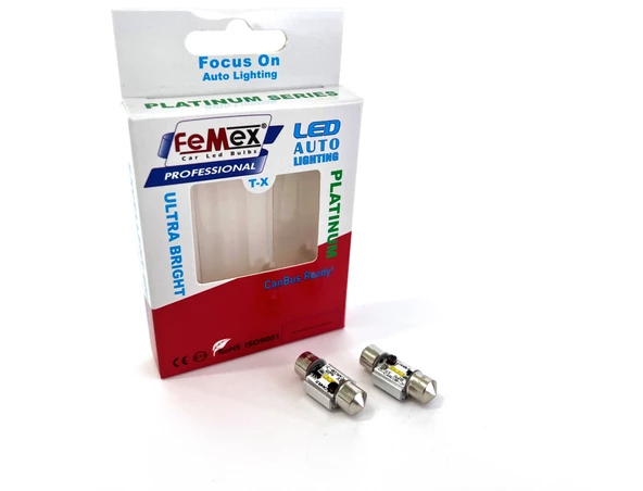 FEMEX Platinum 31mm Sofit Led Ampul CSP Chipset Aktif Canbus