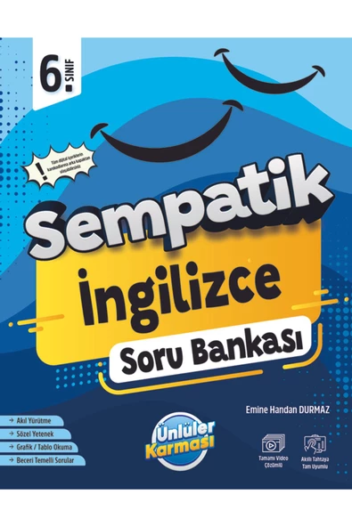 6. Sınıf Sempatik İngilizce Soru Bankası - Resim 2