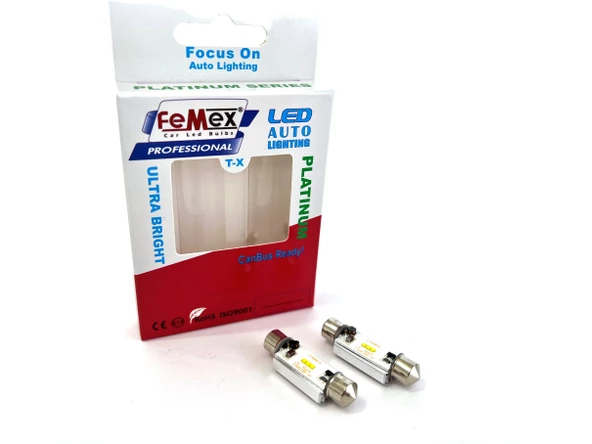 FEMEX Platinum 41mm Sofit Led Ampul CSP Chipset Aktif Canbus