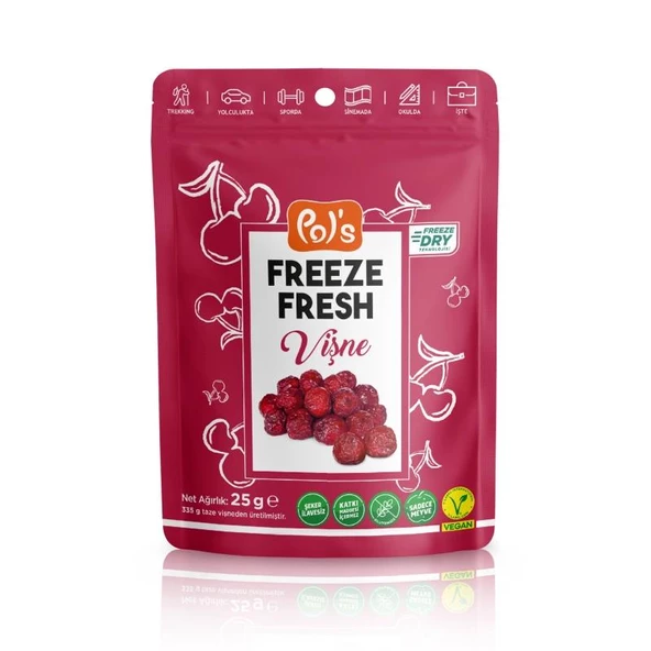 Pol s Freeze Fresh Vişne 25 Gr