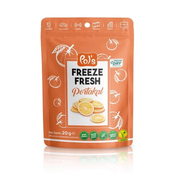 Pol s Freeze Fresh Portakal 20 Gr