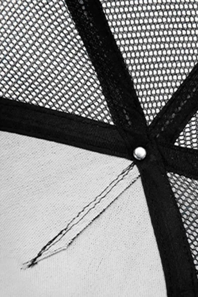 Sarı Lacivert Dna Siyah Fileli Şapka - Resim 3