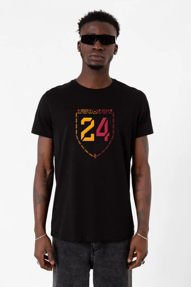 24 Şampiyonluk Siyah Erkek Tshirt ürün görseli