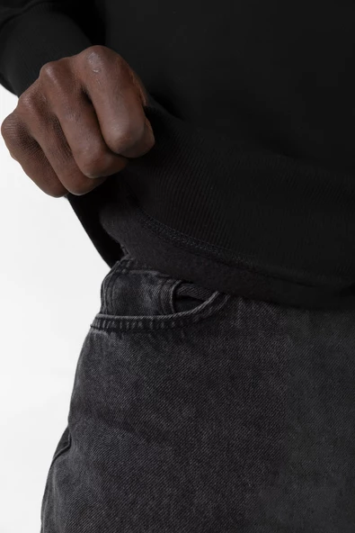 Sarı Kırmızı Leon Siyah Erkek 2ip Sweatshirt - Resim 2