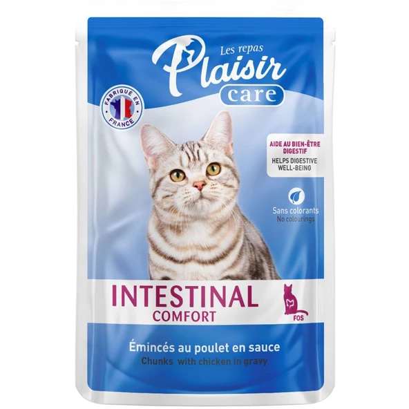 Plaisir Care 85Gr Pouch Intestinal Comfort - Intestinal Rahatlık 1Adet Yaş Kedi Maması