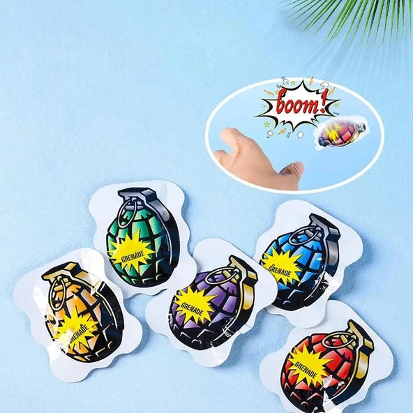 10 Adet Ses Bombası Şaka Oyuncak Seti Sık Patlat Şaka Malzemesi - Resim 4