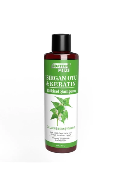 Softto Plus Yağlanma Karşıtı Onarıcı Isırgan Otu Keratin Şampuan 400 ml - 2