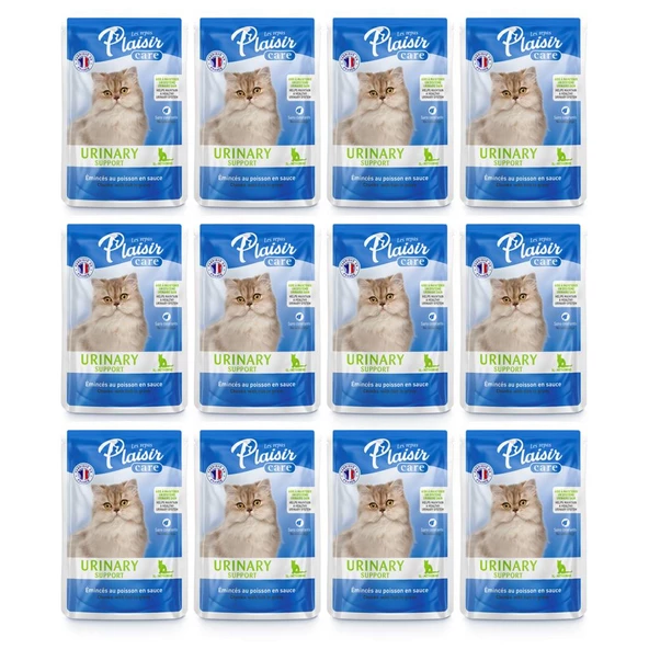 Plaisir Care 85Gr Pouch Urinary Support - Üriner Sistem Desteği 12Adet Yaş Kedi Maması - 3