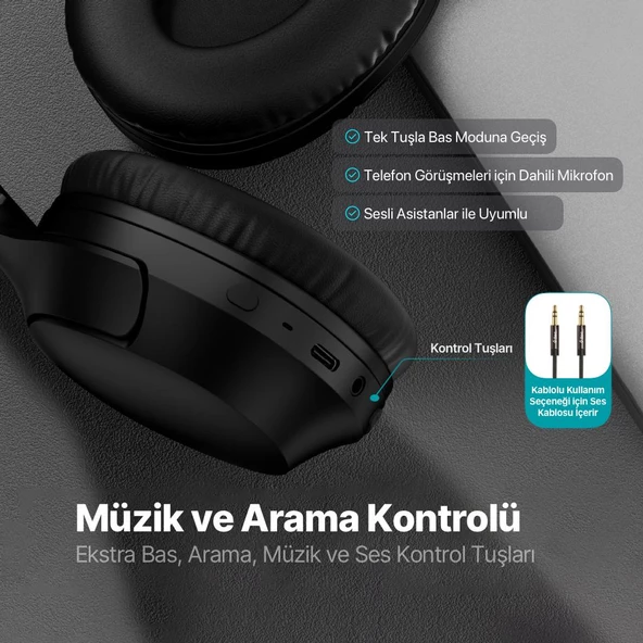 ttec SoundMax 3 Kulaküstü Kablosuz Bluetooth Kulaklık - 11