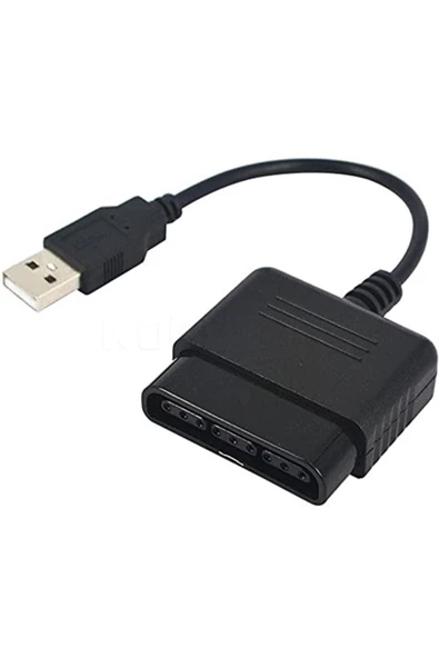 Alfais Gkcx USB to PS2 PS3 PC Bilgisayar Oyun Kolu Çevirici Dönüştürücü 5023 New Desng 1017785