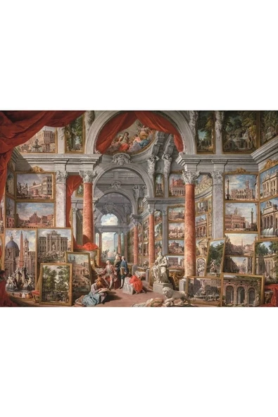 Art Puzzle Modern Roma Manzaralı Resim Galerisi,1757 2000 Parça Puzzle - 2