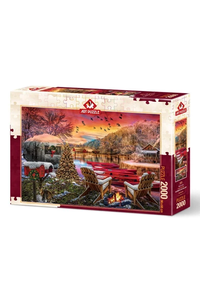 Art Puzzle 2000 Parça Puzzle Karavan Kampı