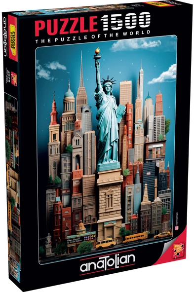 Anatolian 1500 Parçalık Puzzle / New York - Kod:4578