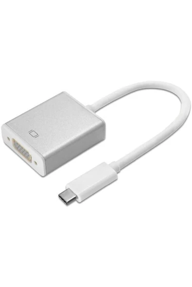 Alfais 4694 Usb 3.1 Type C To Vga Adaptör Çevirici Dönüştürücü Macbook