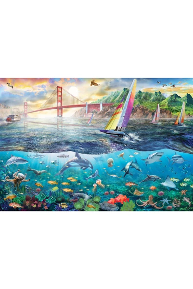 Anatolian 2000 Parçalık Puzzle - San Francisco Köprüsü 3968 - 2