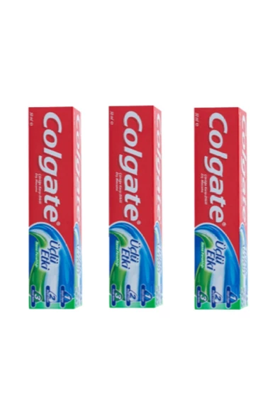 Colgate Çürüğe Karşı Etkili Diş Macunu Üçlü Etki 50 Ml (3 Adet)