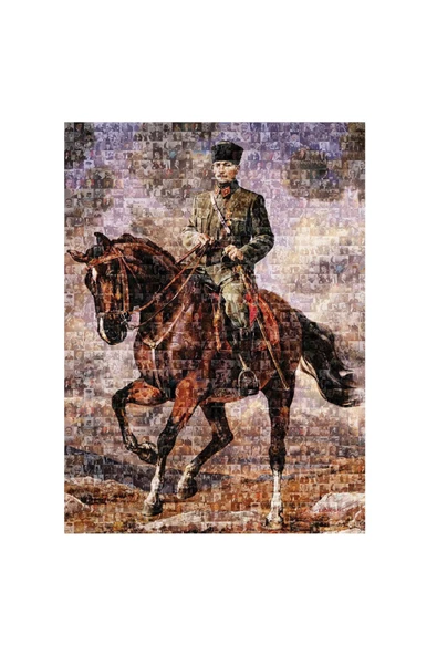 Art Puzzle 1000 Parça Gazi Mustafa Kemal Atıyla 4406 - 2