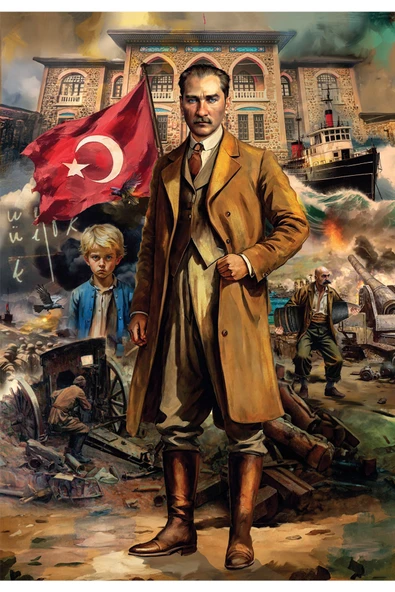 Anatolian 260 Parça XL Puzzle - Atatürk Destanı 3351 - 2