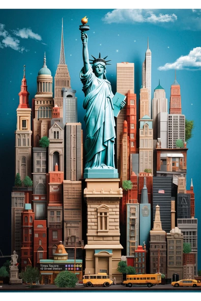Anatolian 1500 Parçalık Puzzle - New York 4578 - 2