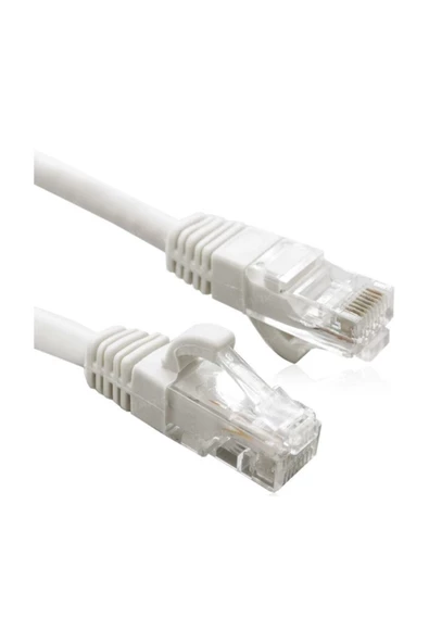 Powermaster Cat6 Lan Fabrikasyon Internet Data Kablosu(ethernet Modem Rj45 Uçlu Jacklı Network Adsl) 1 m