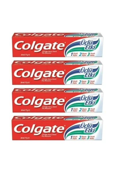 Colgate Üçlü Etki Diş Macunu 50 Ml 4'lü - 2
