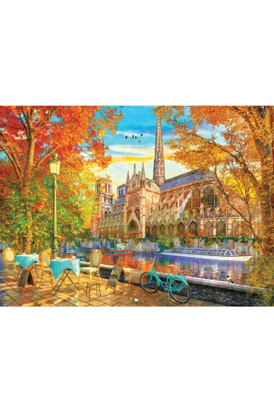 Anatolian 1000 Parçalık Puzzle - Sonbaharda Notre Dame 1176 - Resim 2