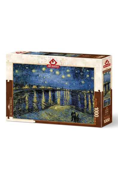 Art Puzzle Yıldızlı Gece 2, Vincent Van Gogh 1000 Parça Puzzle