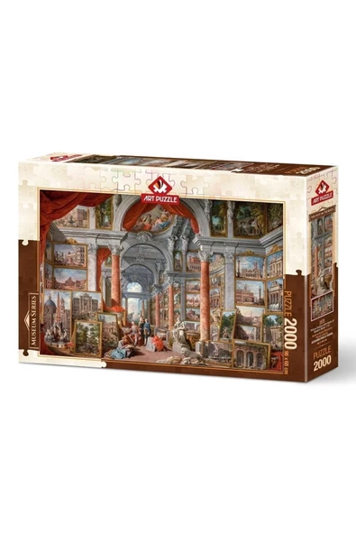 Art Puzzle Modern Roma Manzaralı Resim Galerisi,1757 2000 Parça Puzzle