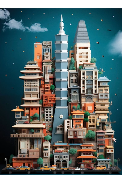 Anatolian 1000 Parçalık Puzzle - Taipei 1187 - Resim 2