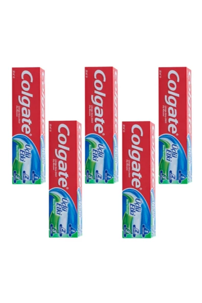 Colgate Çürüğe Karşı Etkili Diş Macunu Üçlü Etki 50 Ml (5 Adet)