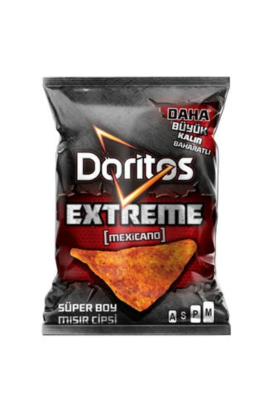 DORİTOS Extreme Mexicano Acı Baharatlı Mısır Cipsi Süper Boy 113 G ( 5 Adet )